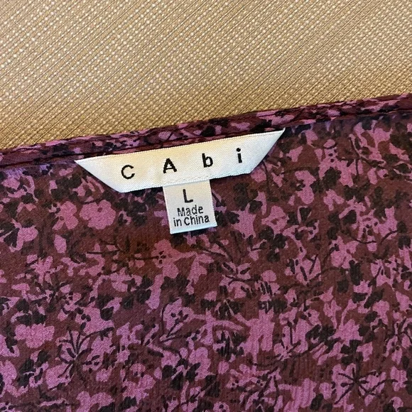 CAbi Long sleeved Blouse, sz Lg - Picture 9 of 9